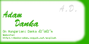 adam danka business card